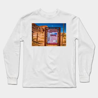 Toadstool Trail Entrance Sign Long Sleeve T-Shirt